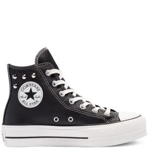 Converse Punk Progress Platform Chuck Taylor All Star High Top Black, White Black/ White (569715C)