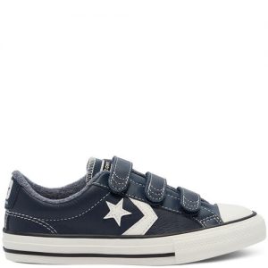 Converse Leather Easy-On Star Player Low Top Blue Blue (669321C)