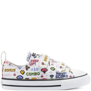 Converse Gamer Easy-On Chuck Taylor All Star Low Top White/Black/Bold Pink (770172C)