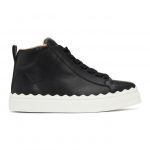 Chloe Black Lauren High-Top Sneakers (CHC21S41342)