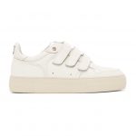 AMI Alexandre Mattiussi Off-White Velcro Low-Top Sneakers (E21S417.862)