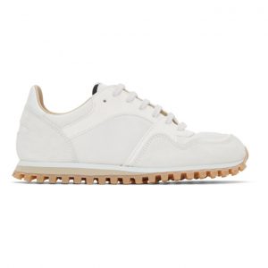 Spalwart White and Off-White Marathon Trail Low WBHS Sneakers (9703773 0007)