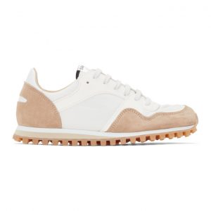 Spalwart White and Tan Marathon Trail Low WBHS Sneakers (9703773 0025)