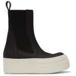 Rick Owens Drkshdw Black Double Bumper Beetle Sneakers (DS20F1826 RUH)