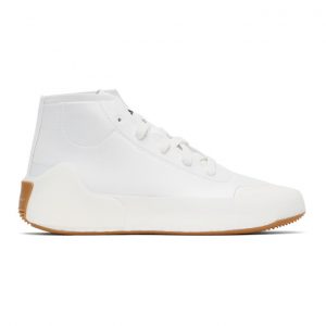 adidas by Stella McCartney White Treino Mid-Cut Sneakers (FY1176)