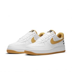 Nike Air Force 1 07 LV8 ‚Double Swoosh‘ White Light Ginger (2020) (CT2300-100)