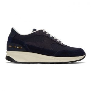 Common Projects Navy Track Classic Sneakers (2261)