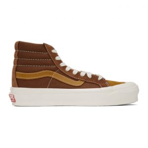 Vans Brown Suede OG 138 LX High-Top Sneakers (VN0A45KDXEH)