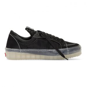 Rhude Black Translucent V1 Lo Sneakers (05AFO14201)