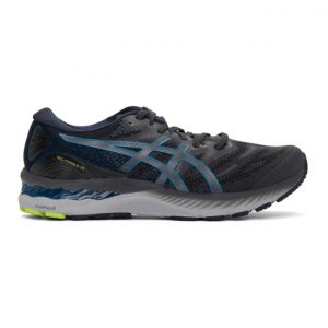 Asics Grey and Blue Gel-Nimbus 23 Sneakers (1011B004)