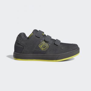 adidas Five Ten Freerider Hook and Loop Mountainbiking-Schuh Grey Six / Shock Yellow / Core Black (BC0990)