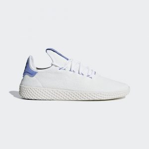 adidas Pharrell Williams Tennis HU Schuh Cloud White / Real Lilac / Chalk White (BD7521)