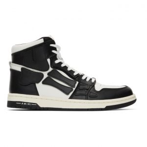 AMIRI Black and White Skel Top Hi Sneakers (MFS002-004)