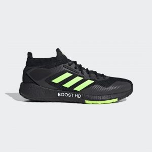 adidas Pulseboost HD Laufschuh Core Black / Signal Green / Cloud White (EG9972)