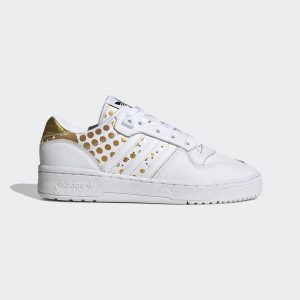 adidas RIVALRY LOW W Gold Metallic / Cloud White / Core Black (FW2469)