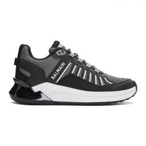 Balmain Grey B-Trail Sneakers (TM1C212LMNR)