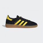 adidas Handball Spezial Schuh Core Black / Yellow / Gold Metallic (FX5676)