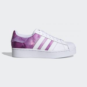 adidas Superstar Bold Schuh Ultra Purple / Cloud White / True Pink (FX6035)