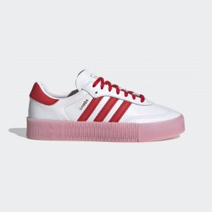 adidas SAMBAROSE Schuh Cloud White / Vivid Red / True Pink (FX6269)