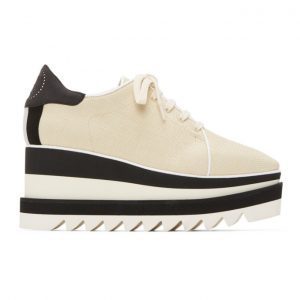 Stella McCartney Beige Linen Sneak-Elyse Sneakers (800121N0086)