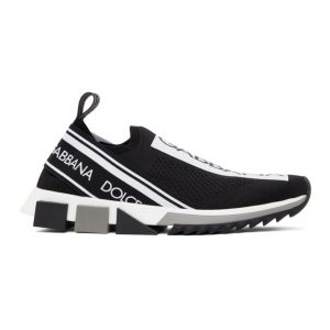 Dolce and Gabbana Black and White Sorrento Sneakers (CS1713AH67789690)