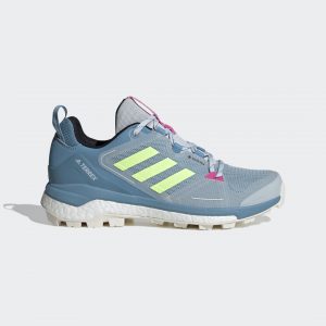 adidas TERREX Skychaser GORE-TEX 2.0 Wanderschuh Hazy Blue / Hi-Res Yellow / Screaming Pink (FW2997)