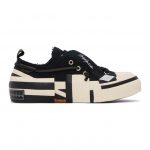 Yohji Yamamoto Black xVESSEL Edition Layered Low Top Sneakers (HR-E01-860)
