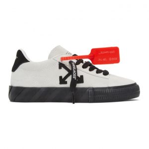 Off-White White New Arrows Vulcanized Low Sneakers (OWIA216F20LEA0010110)