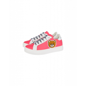 Moschino Sneakers Aus Kalbsleder Teddy Embroidery (MNT67497MK036)
