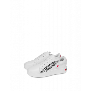 Moschino Sneakers Aus Kalbsleder Love Moschino Zipper (POLJA15093G1CIA0100)