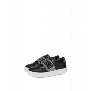 Moschino Sneakers Aus Kalbsleder Crystal Band (POLJA15103G1CIA0000)