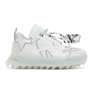 Off-White White Odsy Mesh Low-Top Sneakers (OMIA179R21FAB0010172)