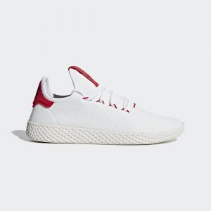 adidas Pharrell Williams Tennis HU Schuh Cloud White / Scarlet / Chalk White (BD7530)
