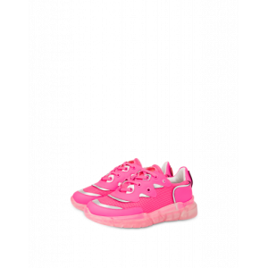 Moschino Sneakers Aus Mesh Und Fluo-gummi (POLJA15153G1CIW160A)