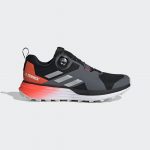 adidas TERREX Two Boa Trailrunning-Schuh Core Black / Silver Metallic / Solar Red (EE8822)