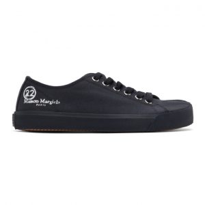 Maison Margiela Navy Canvas Tabi Sneakers (S57WS0252 P3966)