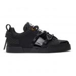 Dolce and Gabbana Black Portofino Sneakers (CS1783AJ98689690)