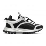 Givenchy Black and Silver Spectre Cage Runner Sneakers (BH003EH0U1)