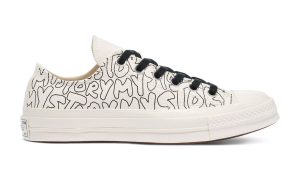 Converse Off-White and Black My Story Chuck 70 Low Sneakers (170285C)