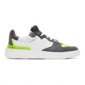Givenchy Grey Wing Low Sneakers (BH002KH0SN069)
