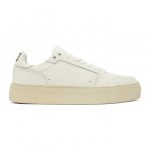 AMI Alexandre Mattiussi Off-White Platform Classic Low-Top Sneakers (E21S413.862)