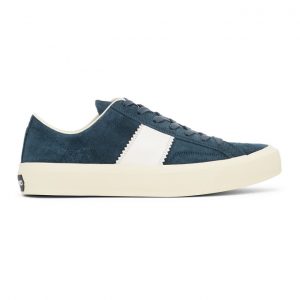 Tom Ford Blue Cambridge Low-Top Sneakers (J0974T-LCL032)