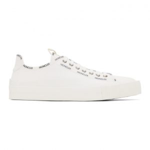 Moncler White Canvas Glissiere Sneakers (G109B4M7264002SS9)