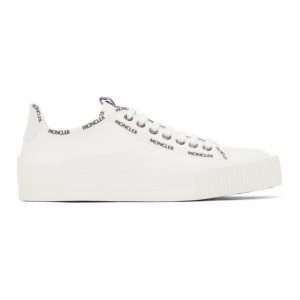 Moncler Off-White Canvas Glissiere Sneakers (4M738 – 40 – 02SS9)