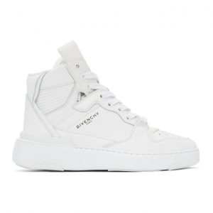 Givenchy White Wing Mid Sneakers (BE000VE0L9)