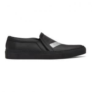 Givenchy Black and Silver Urban Slip Sneakers (BH200MH0RX)