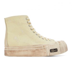 Visvim Off-White Skagway G. Hi Pattern Sneakers (0121101001003)