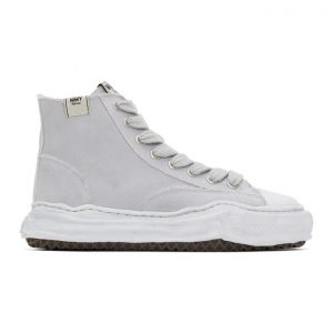 Miharayasuhiro Grey Over-Dyed OG Sole Peterson High Sneakers (A06FW716)