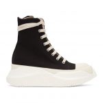 Rick Owens Drkshdw Black Abstract High Sneakers (DS21S2840 TNAP)