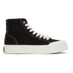 Good News Black and Off-White Seasonal Palm High Sneakers (GNPALM021)